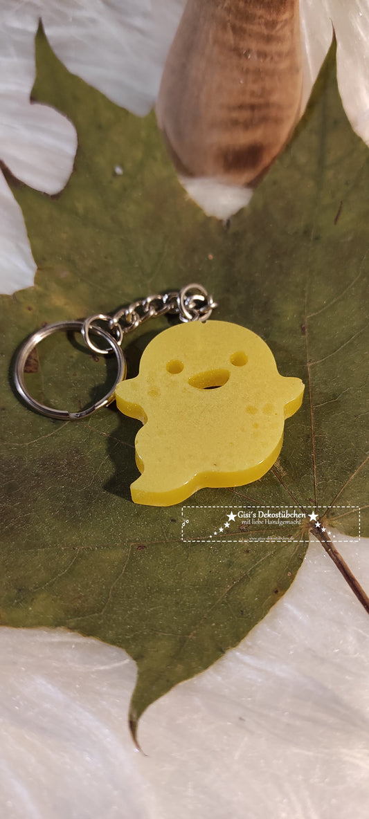 Ghost Glows Darkness Keychain 