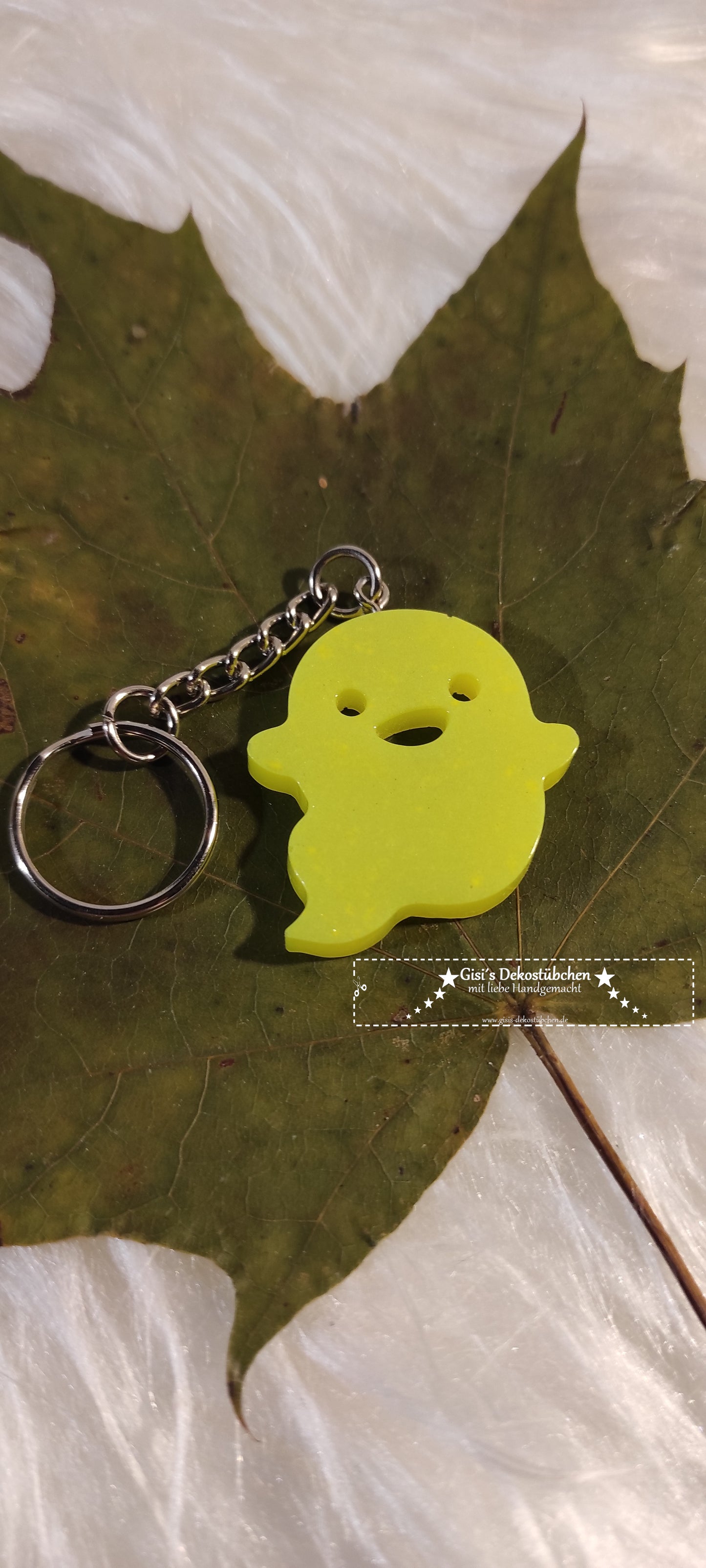 Ghost Glows Darkness Keychain 