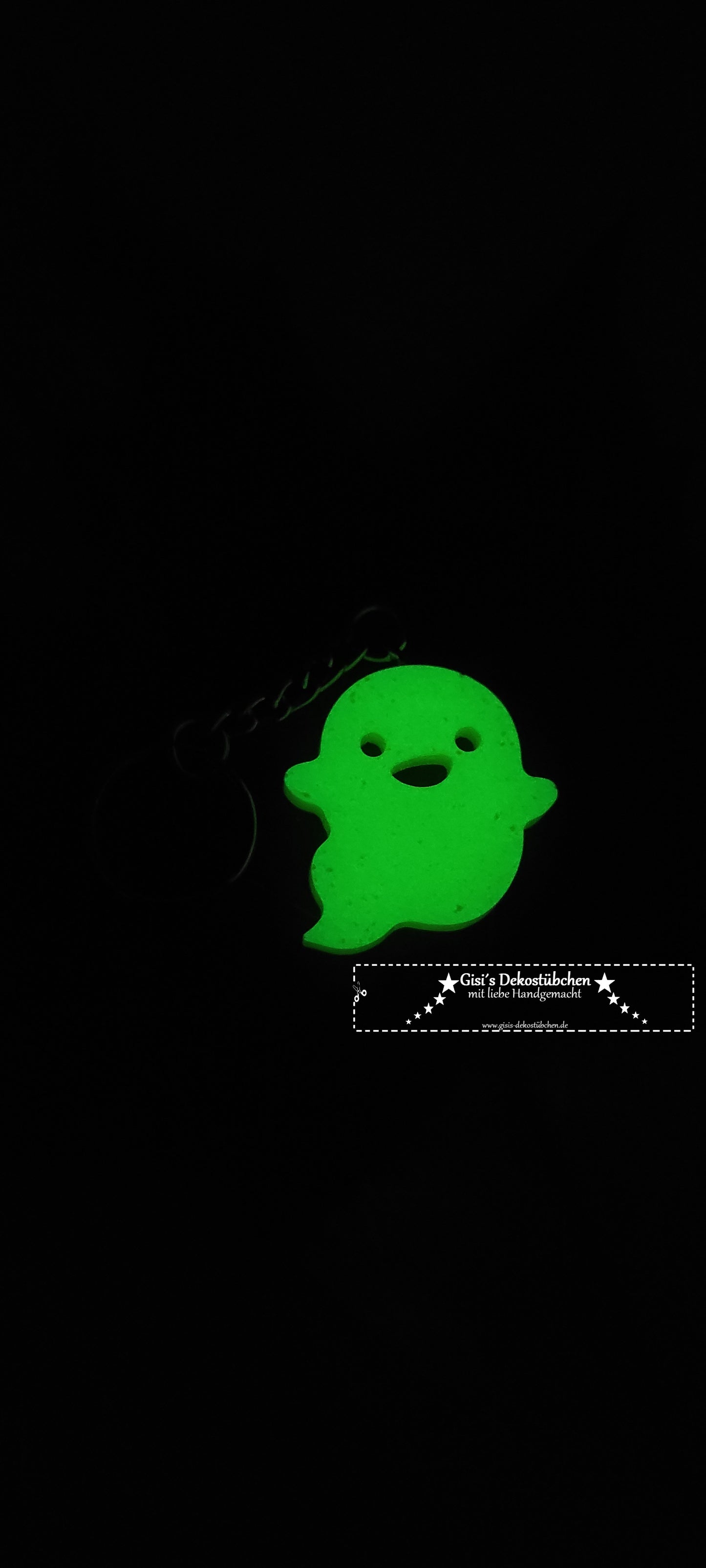 Ghost Glows Darkness Keychain 