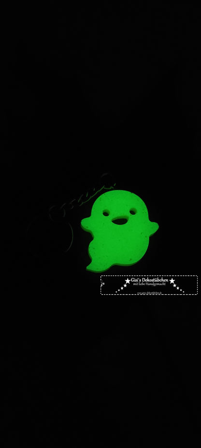 Ghost Glows Darkness Keychain 