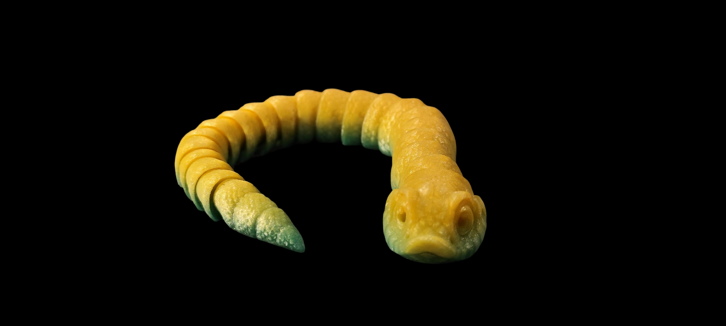 Jointed Snake 3D Printed XXL