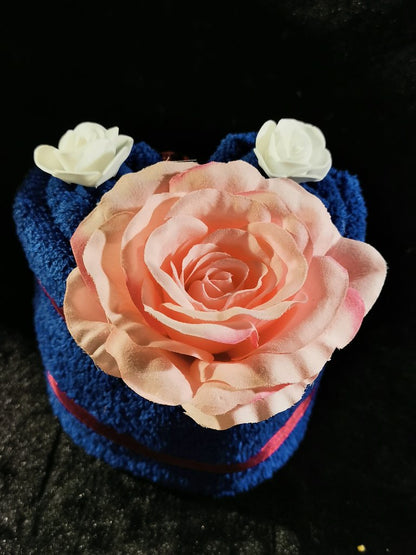 Handtuchtorte - Herzform, Geldgeschenke, Geburtstag, Muttertag