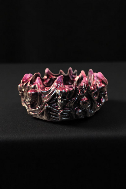 Resin Ashtray Mold Skull Epoxy
