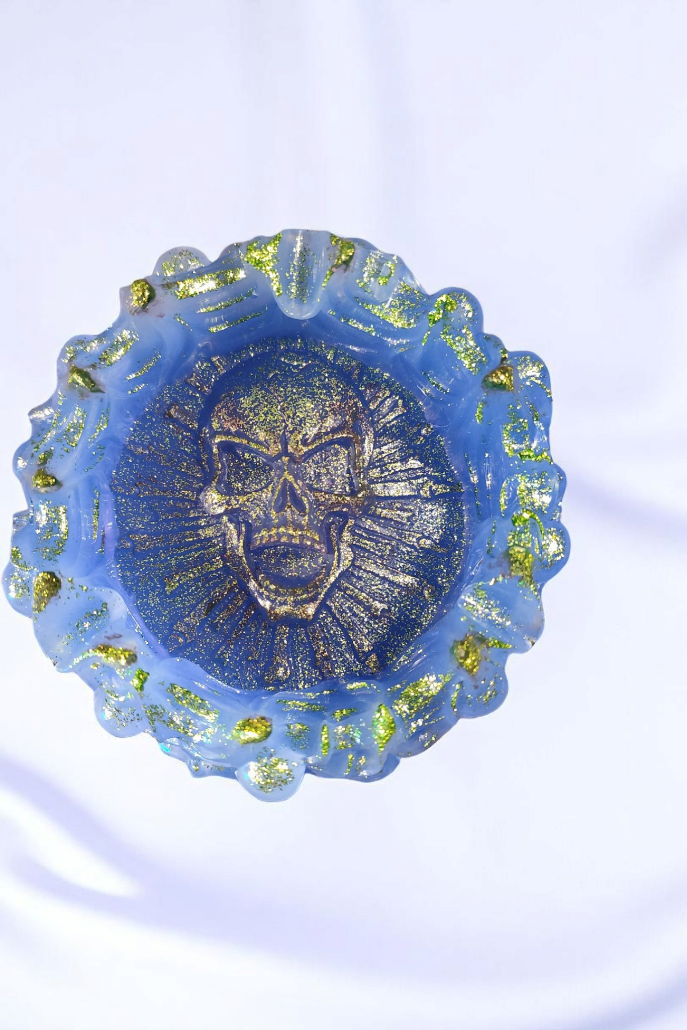Resin Ashtray Mold Skull Epoxy