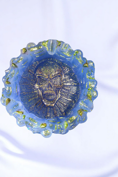 Resin Ashtray Mold Skull Epoxy