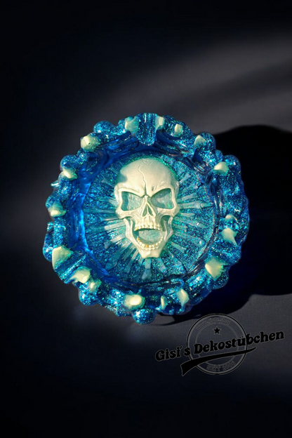 Resin Ashtray Mold Skull Epoxy
