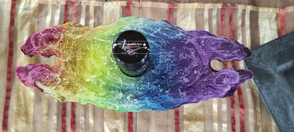 Resin Wine Bottle/Glass Holder 