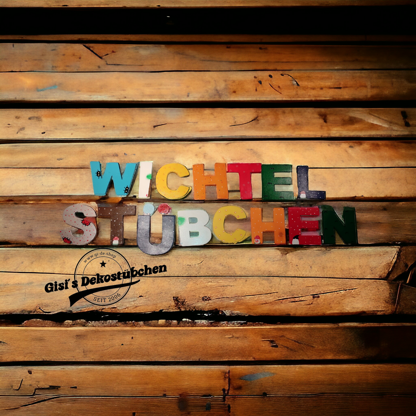 Wooden letters handmade unique pieces 8 cm