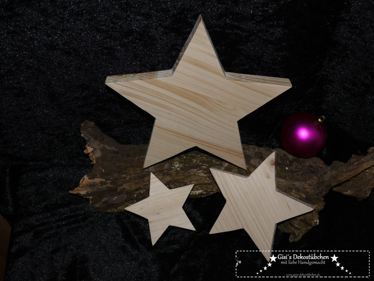 wooden stars