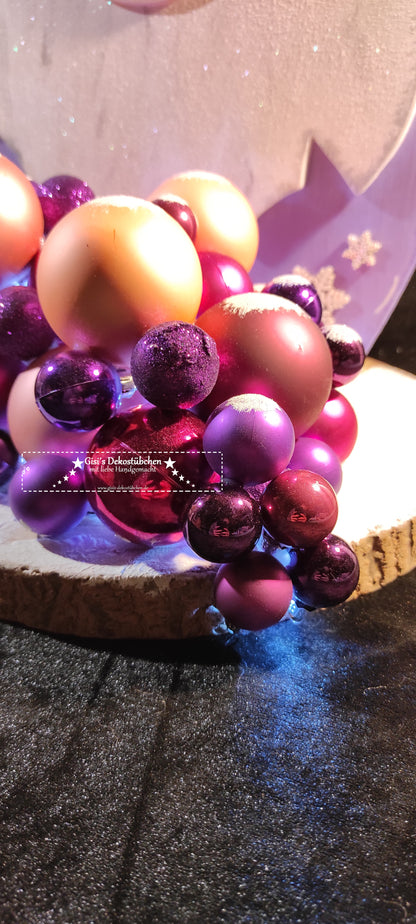 Wooden gnome winter (4 seasons) illuminated