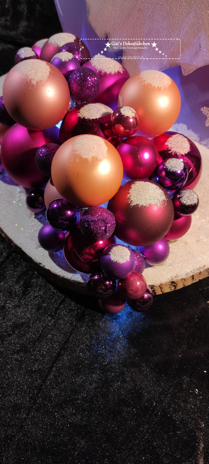 Wooden gnome winter (4 seasons) illuminated