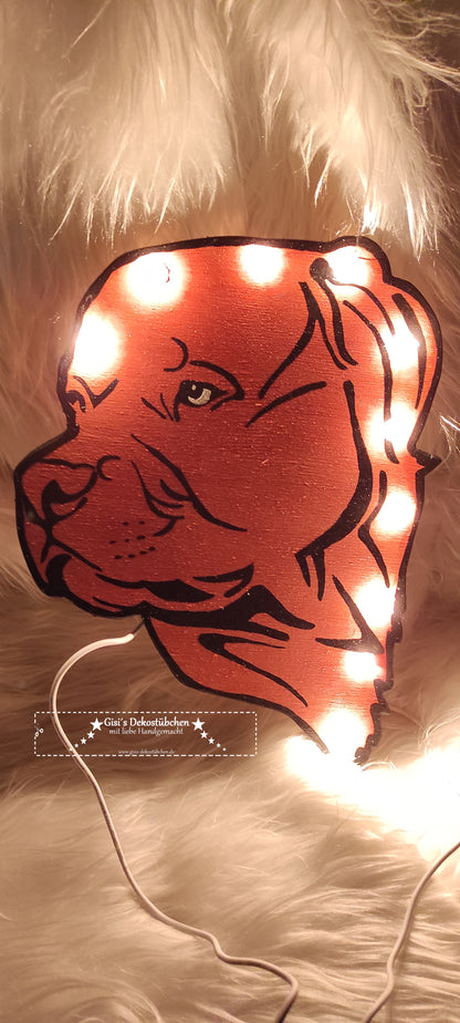 Dog / Dog Head Wall Lamp / Children's Lamp with LED