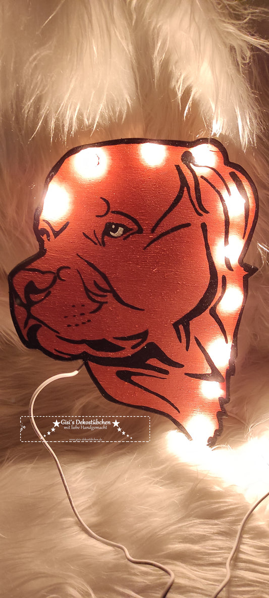 Dog / Dog Head Wall Lamp / Children's Lamp with LED