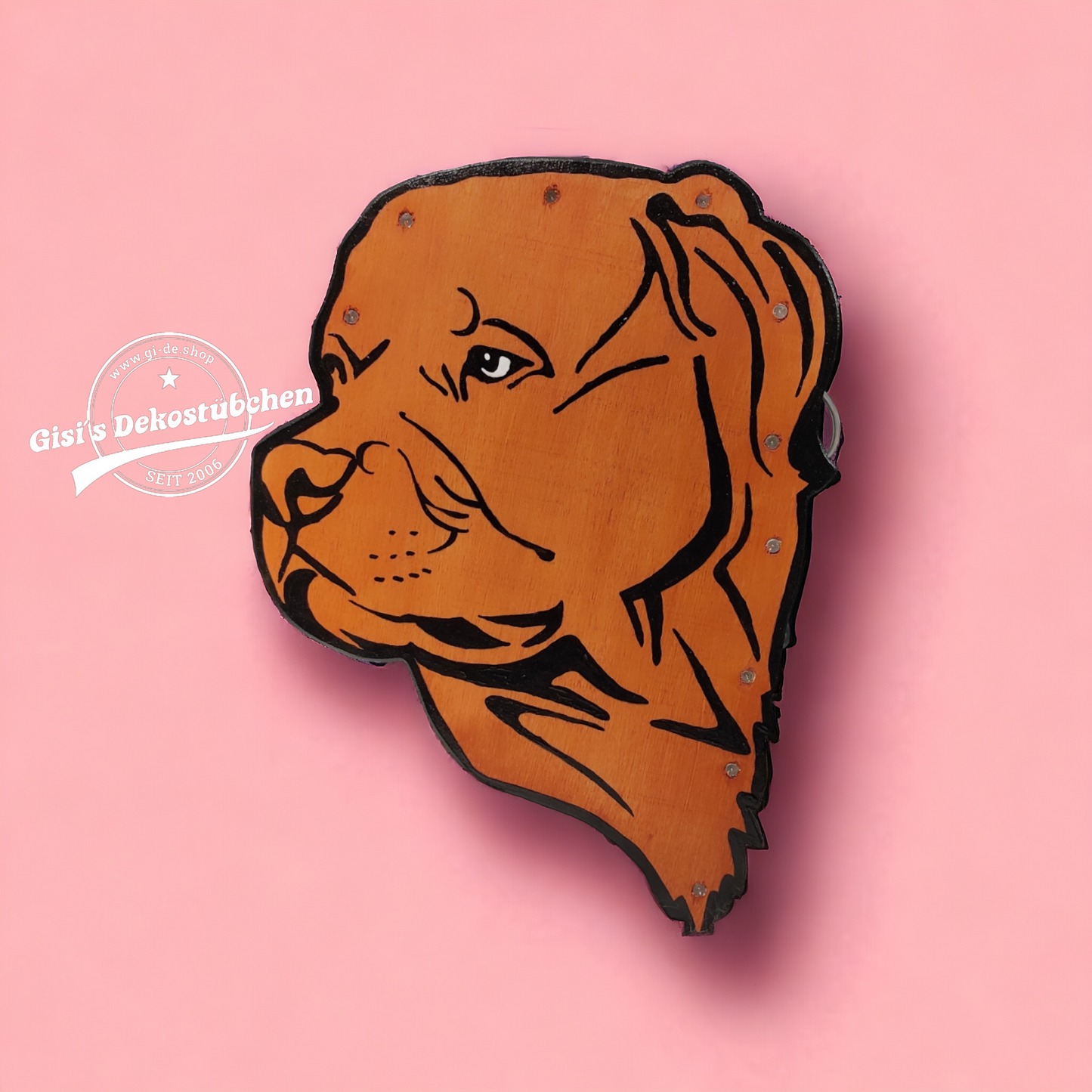 Dog / Dog Head Wall Lamp / Children's Lamp with LED