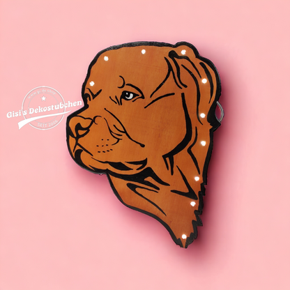 Dog / Dog Head Wall Lamp / Children's Lamp with LED