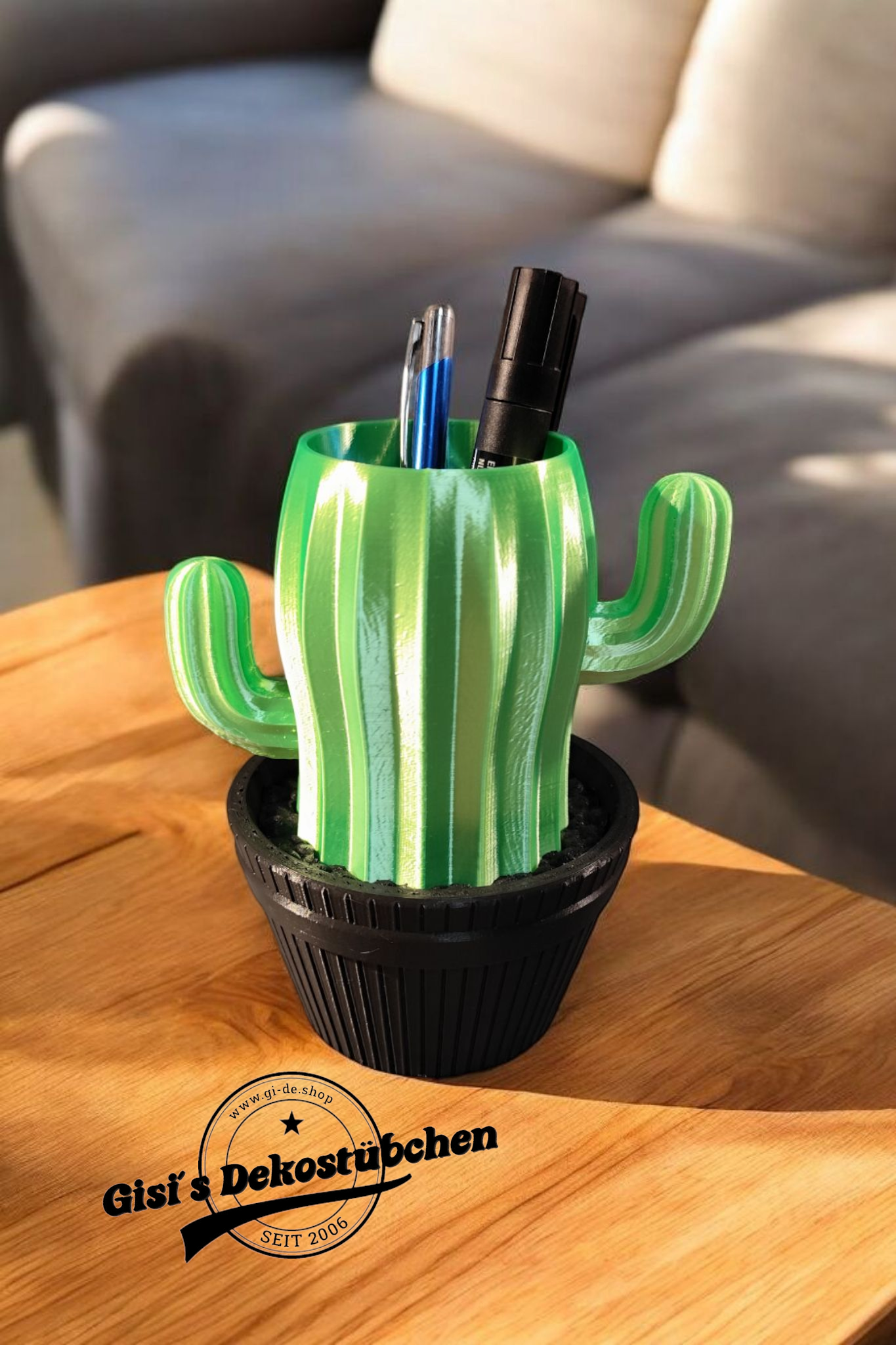 Cactus pen holder for your desk!