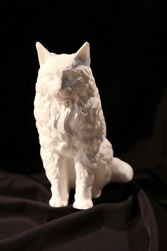Ceramic Maine Coon Cat Decoration