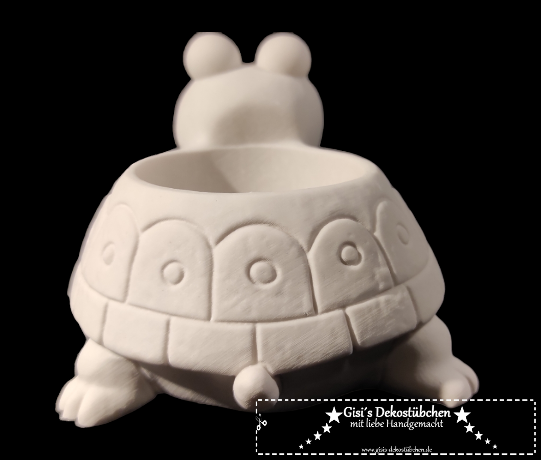 Ceramic turtle flower pot / tealight holder