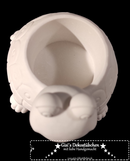 Ceramic turtle flower pot / tealight holder