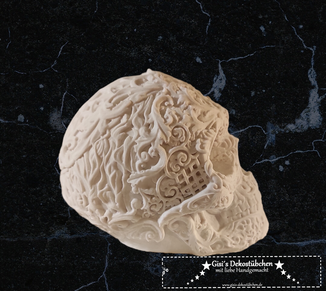 Keramik Totenkopf