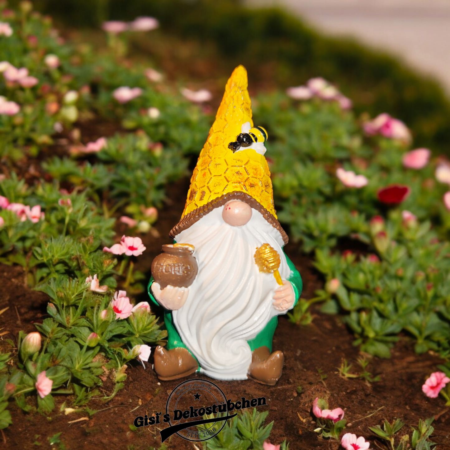 Hand-painted ceramic gnome
