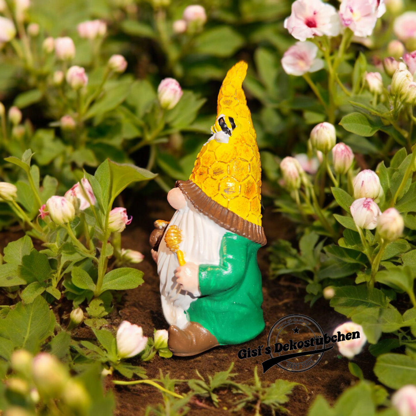 Hand-painted ceramic gnome