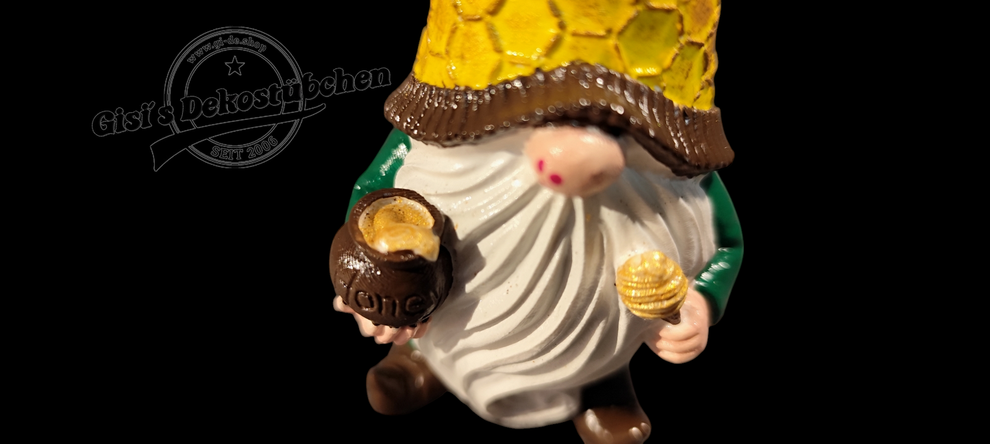 Hand-painted ceramic gnome