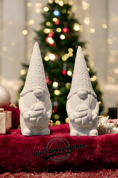 Ceramic gnome no. 2 with heart in its hands