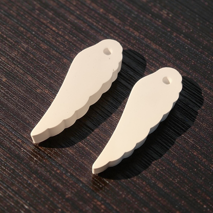Small ceramic wings with a smooth surface