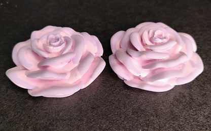 Ceramic Rose in Pastel Colors – Handmade – 2 Custom Colors – Unique Piece – 7.7 cm