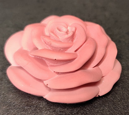 Ceramic Rose in Pastel Colors – Handmade – 2 Custom Colors – Unique Piece – 7.7 cm