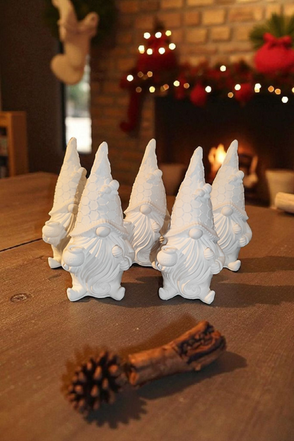Ceramic gnome with bee and honey