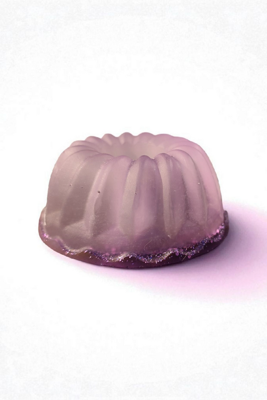 Epoxy resin candle holder – glittery taper candle holder, handmade