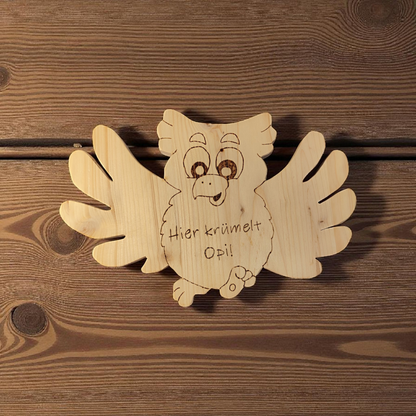 Children's snack board animals