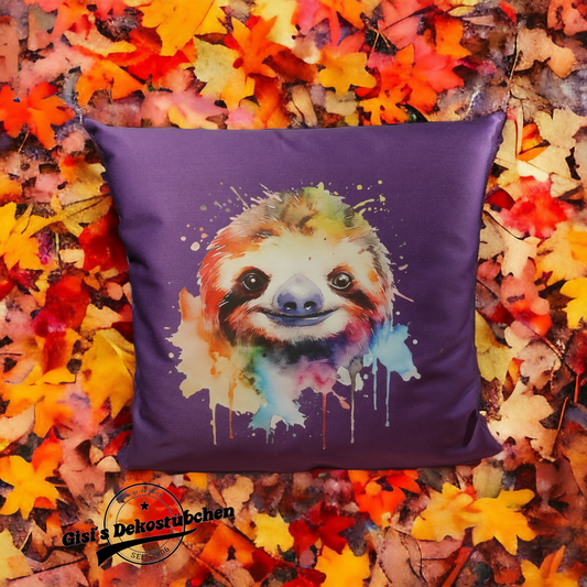 Sloth pillow, also available with a name of your choice