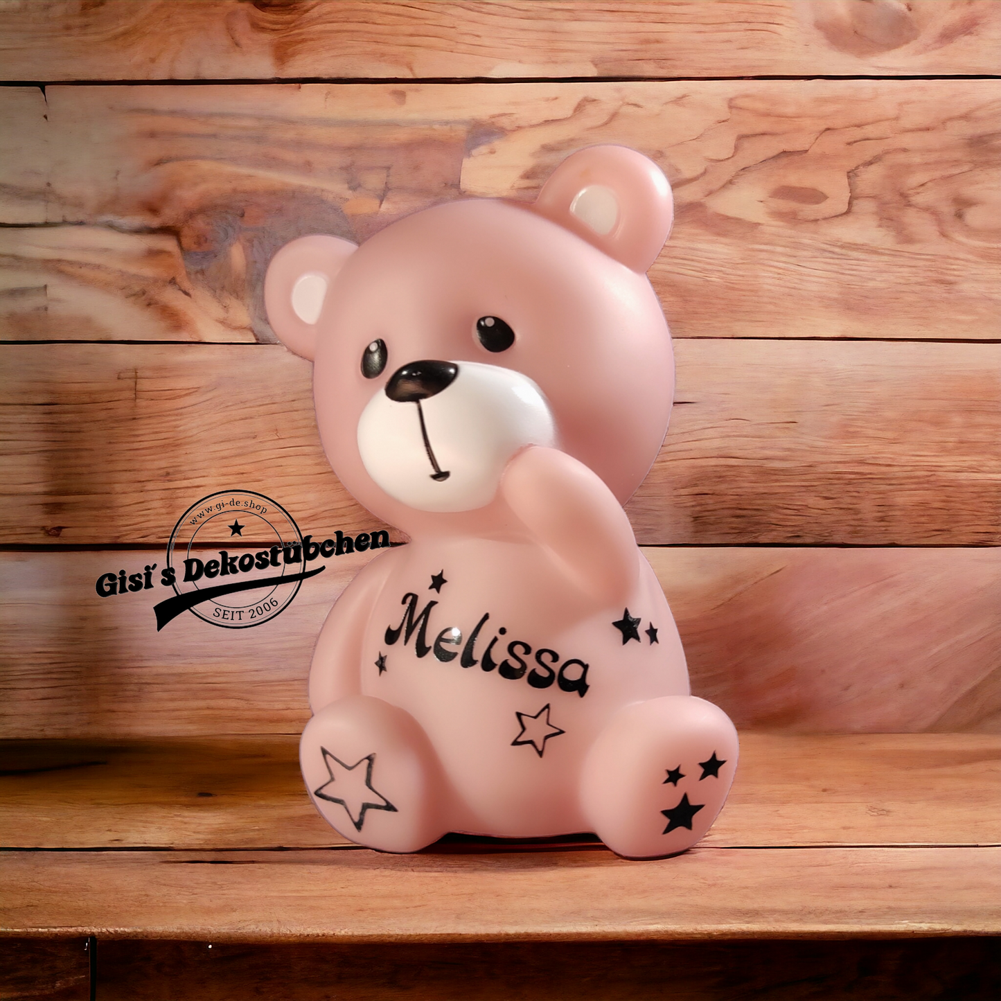 LED Lamp Night Light Bear Teddy Bear with Name