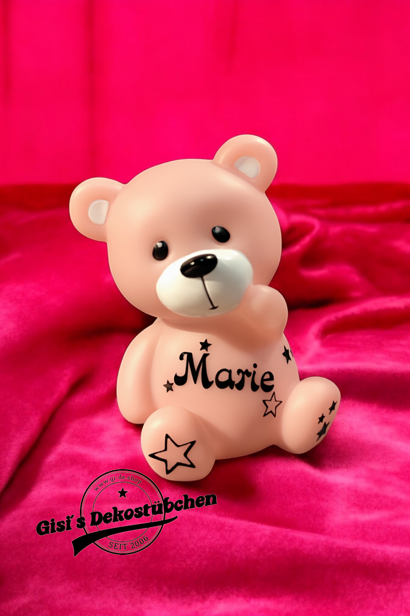 LED Lamp Night Light Bear Teddy Bear with Name