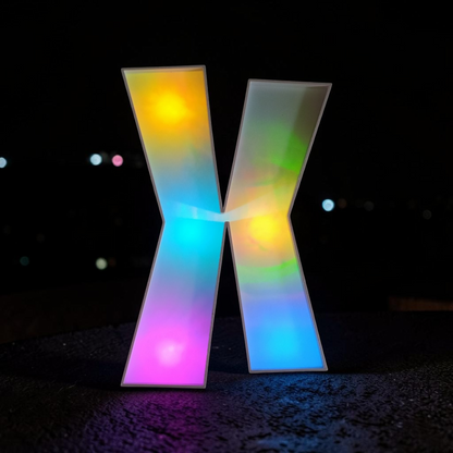 Letter A-Z Light Box – 3D Printed 30 cm – Light Box for String Lights – Handmade