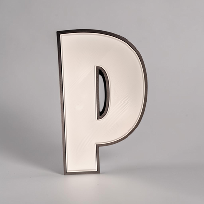 Letter A-Z Light Box – 3D Printed 30 cm – Light Box for String Lights – Handmade