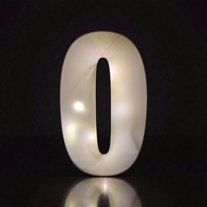 Lightbox letters A-Z – approx. 30 cm – 3D printed – custom design – lightbox for string lights