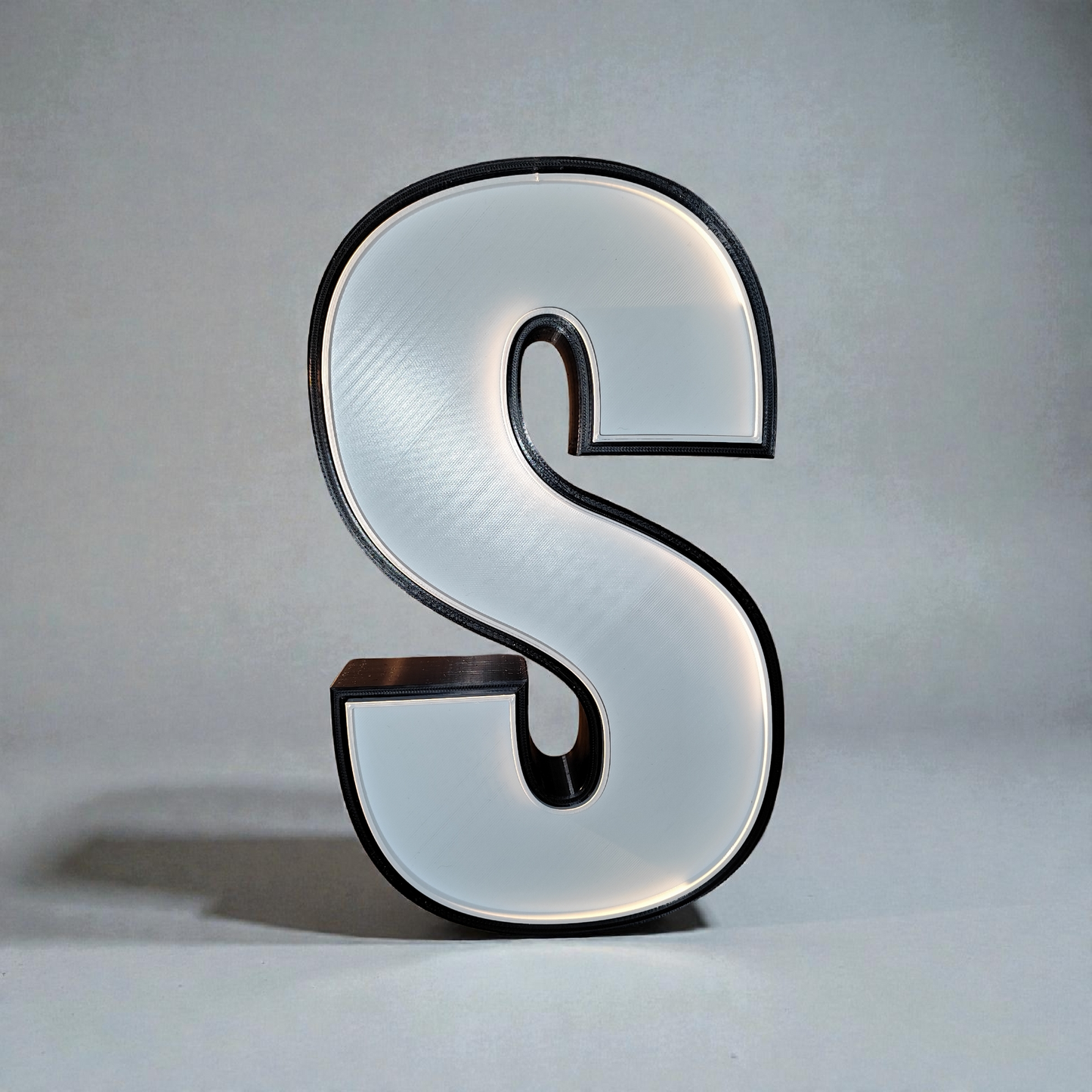 Lightbox letters A-Z – approx. 30 cm – 3D printed – custom design – lightbox for string lights