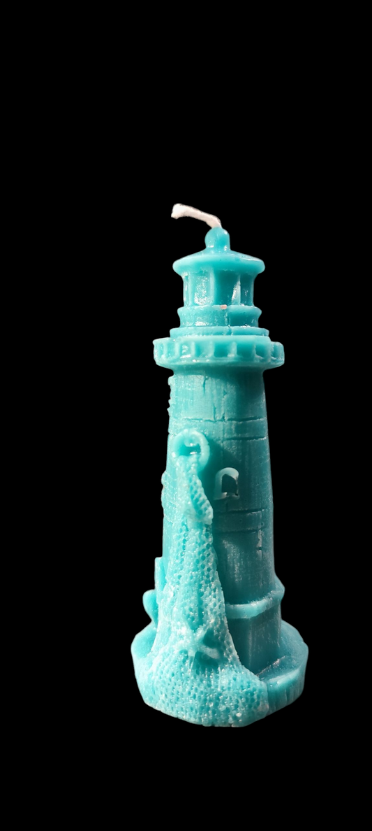 Lighthouse candle made of paraffin wax – choice of colour and fragrance