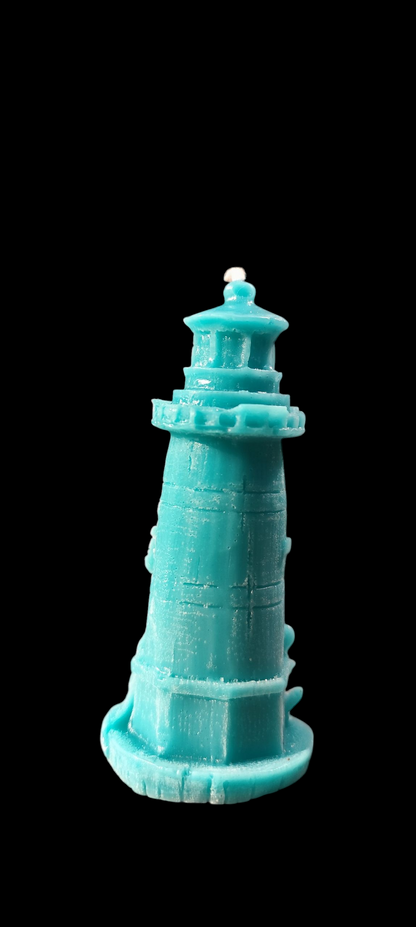 Lighthouse candle made of paraffin wax – choice of colour and fragrance