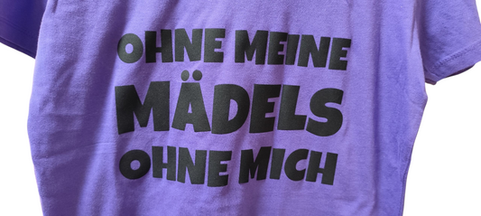 "Mädels-Shirt – Familienfreundliches Statement aus 100 % Baumwolle, in vielen Farben & Größen erhält