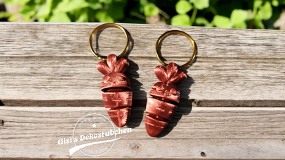 Mini Flexi Carrot Keychain 
