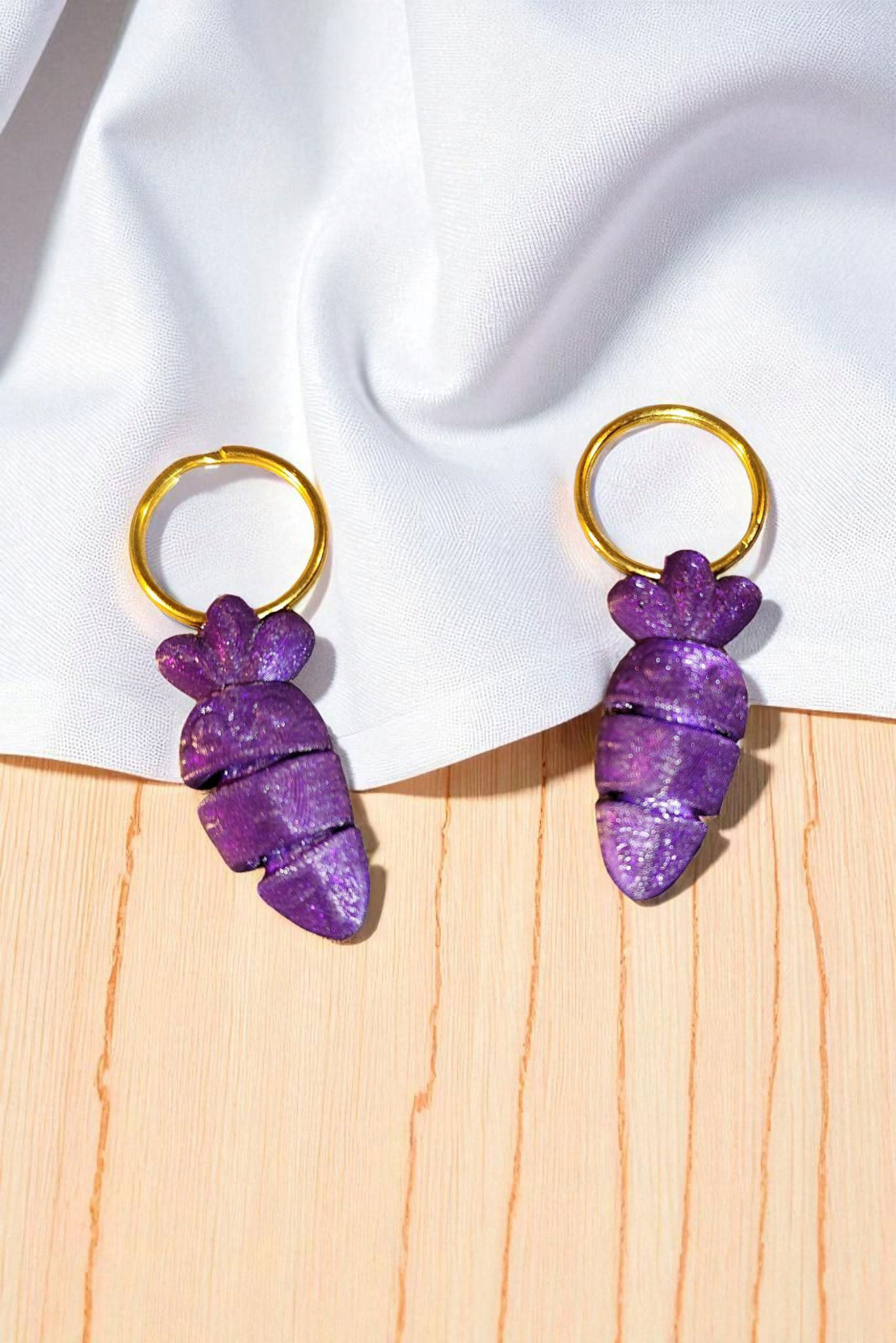 Mini Flexi Carrot Keychain 