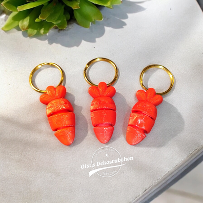 Mini Flexi Carrot Keychain 