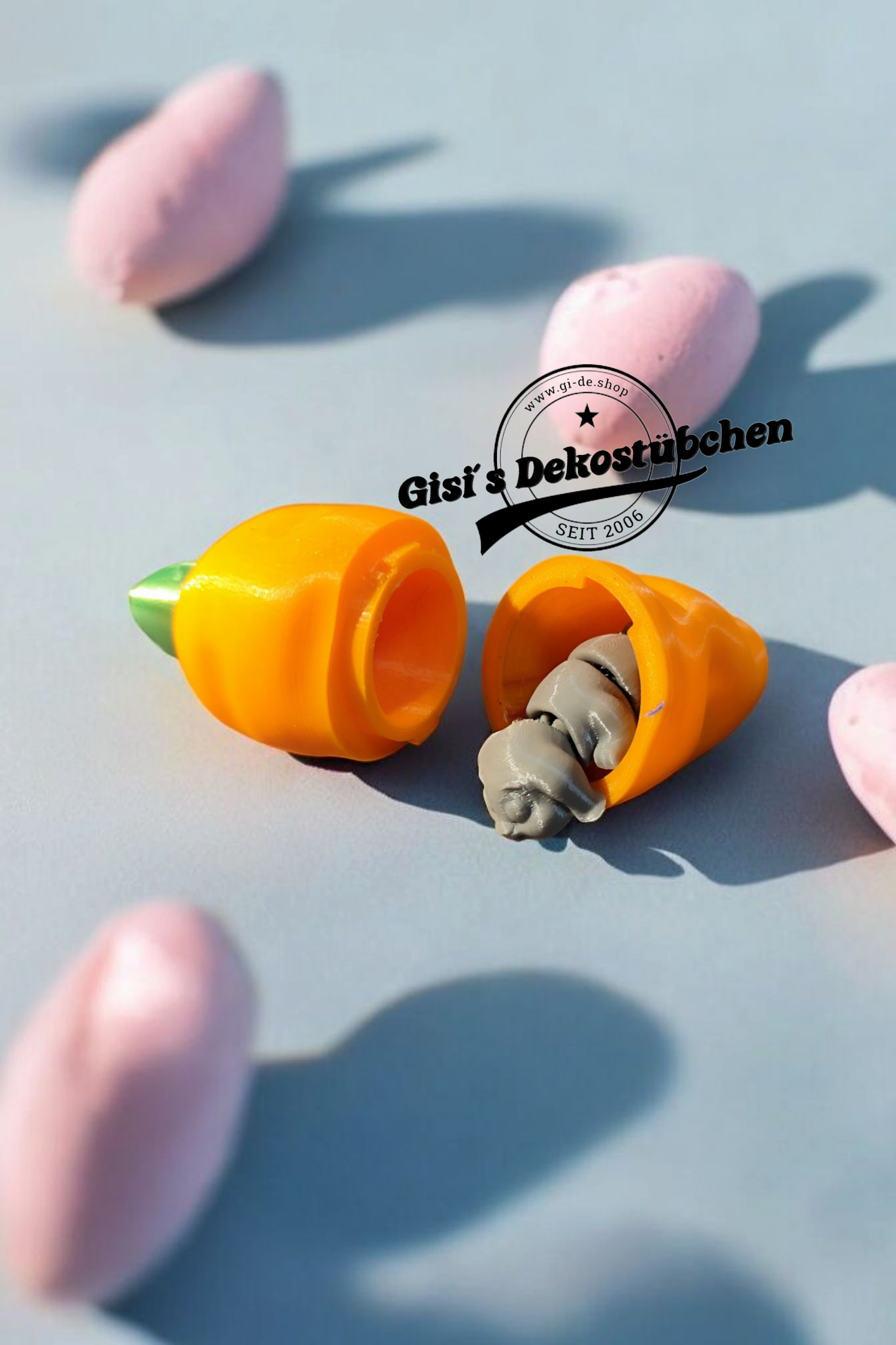 Mini bunny in carrot box