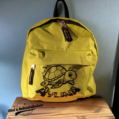 Personalized mini backpack for children with