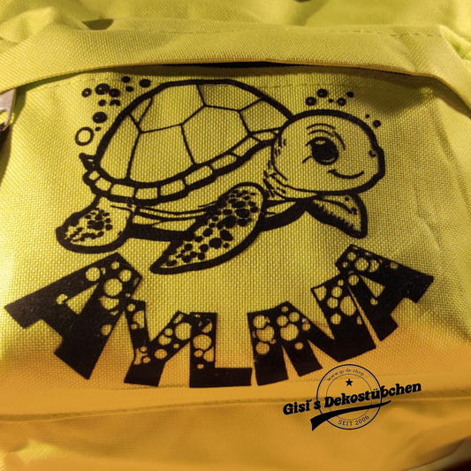 Personalized mini backpack for children with